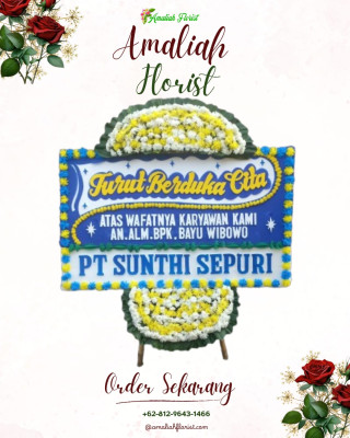 Papan Bunga Duka di Supiori Selatan